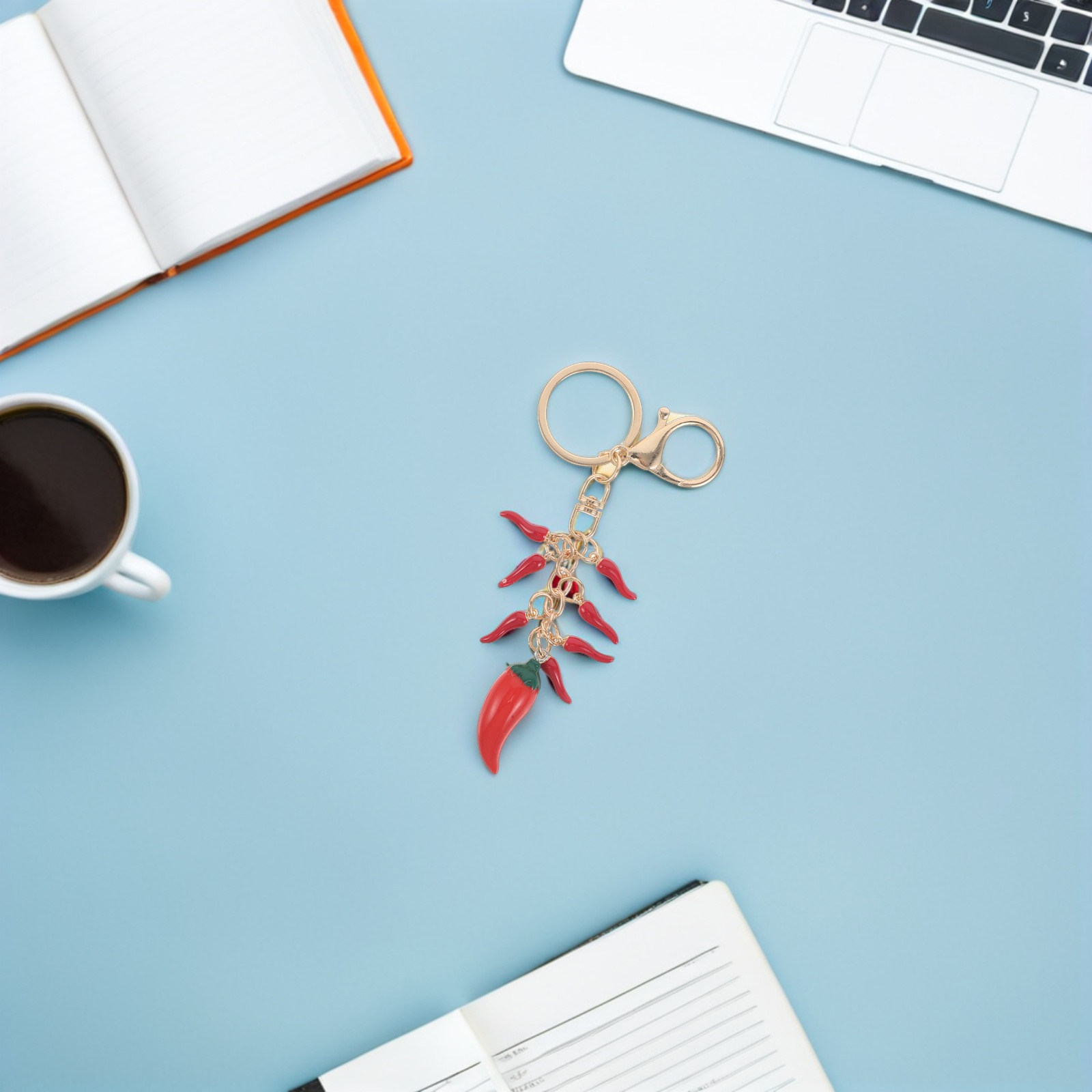 Mini Backpack Purse - 2Pcs Chili Pepper Keychain Red Mini