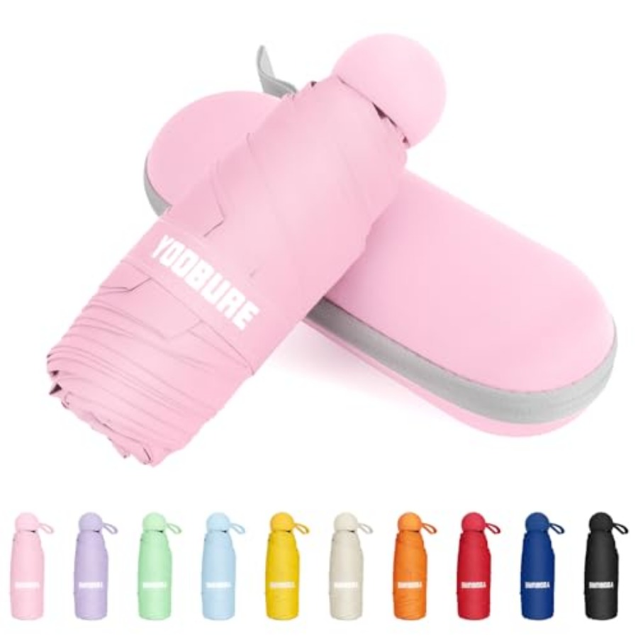 Mini Backpack Purse - Travel Umbrella Portable Compact Umbrellas, Pocket
