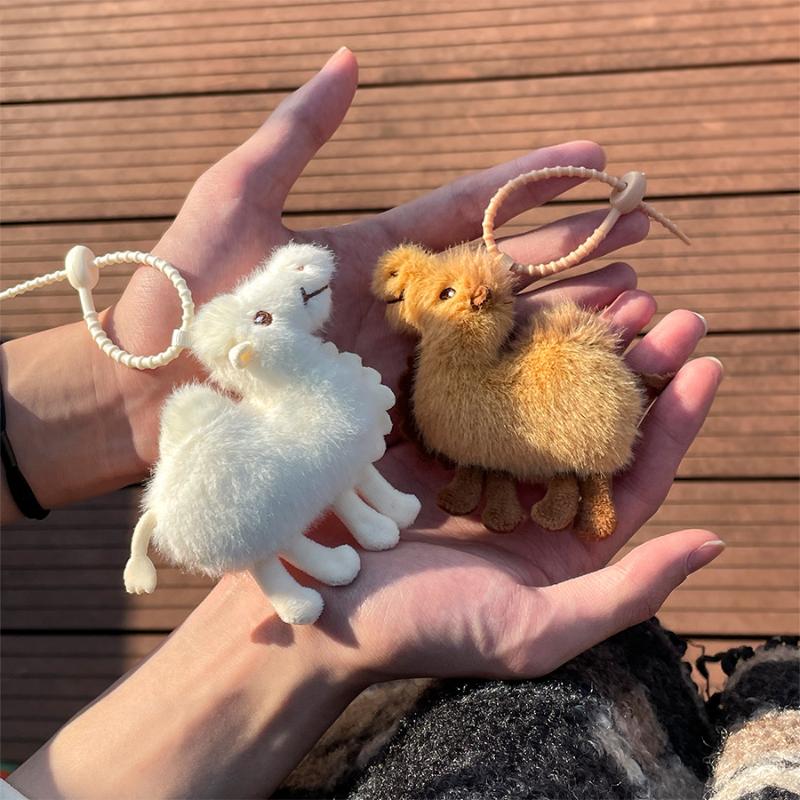 1PCS Mini Camel Plush Keychain – Mini Backpack Purse Bewertung und Preis