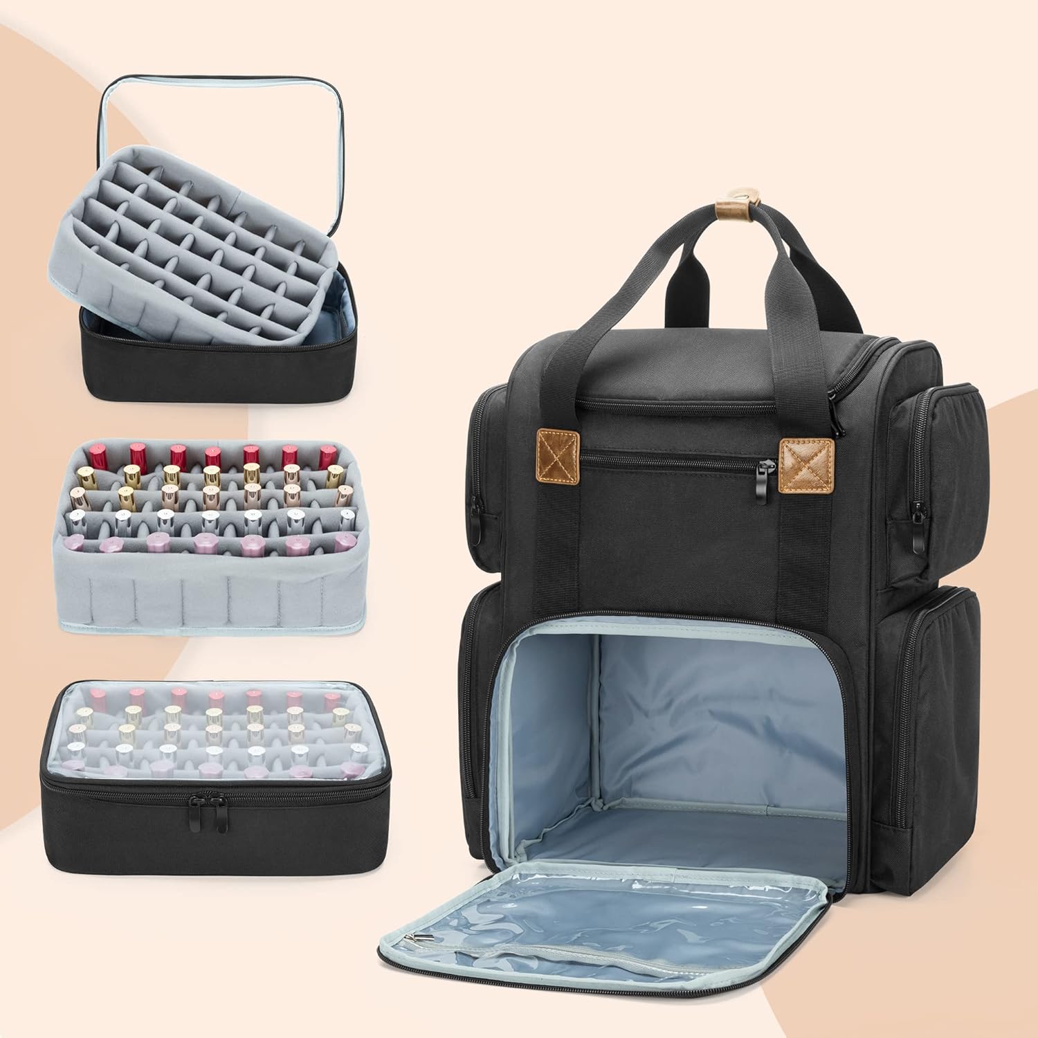 Nail Polish Organizer Backpack – Laptop Sleeve Removable Bewertung und Preis