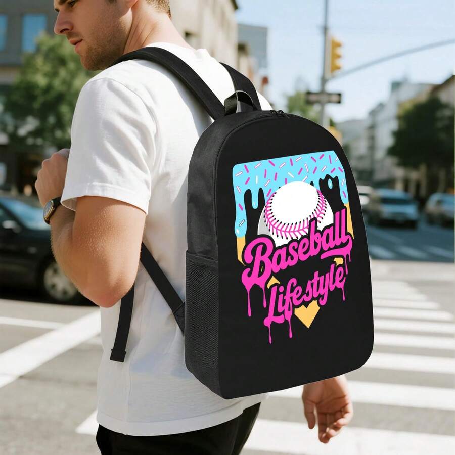 Baseball Drip Design Backpack  – Laptop Backpack 15.6 Bewertung und Preis