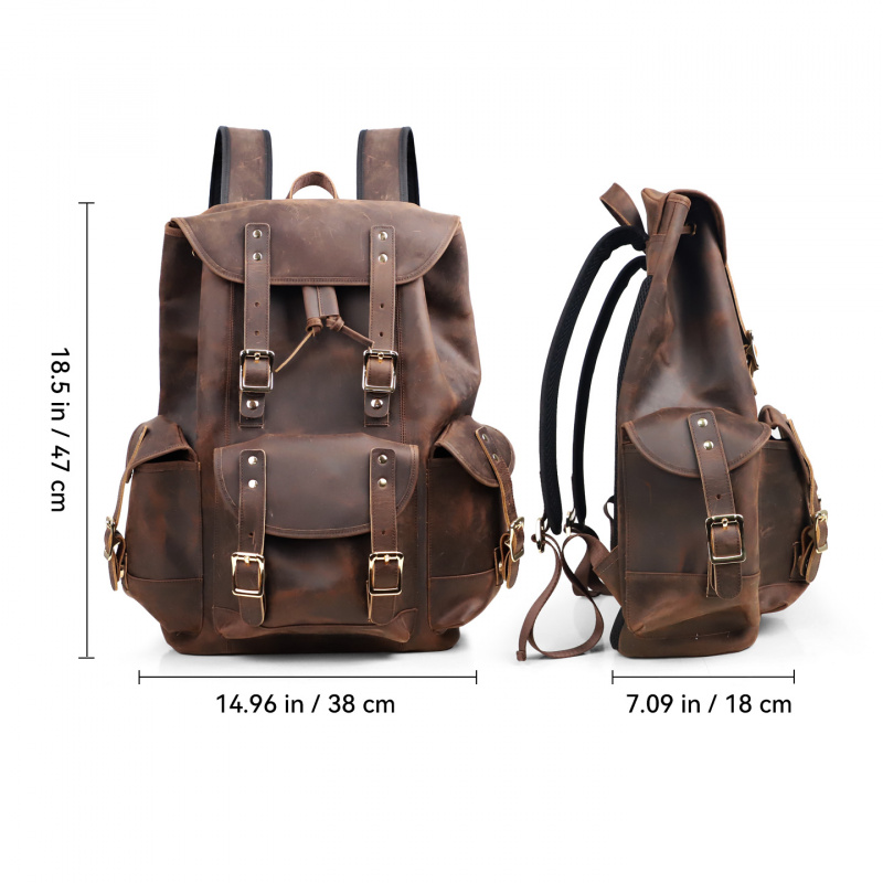 New Arrivals Leather Backpack  – Leather Backpack Vintage Bewertung und Preis