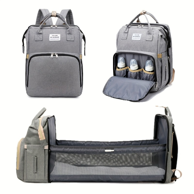 Fashionable Folding Baby Crib  – Backpack Diaper Bag Bewertung und Preis