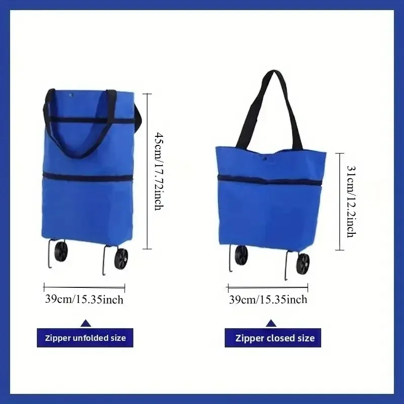 1pc Portable Shopping Cart wit – Foldable Backpack Small Bewertung und Preis