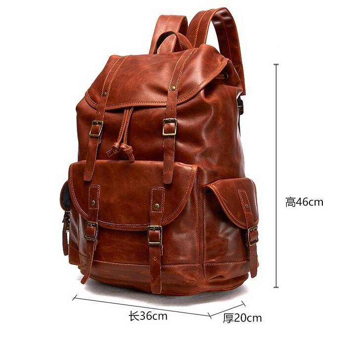 XZAN Men S Bags Fashion Europe – Leather Backpack Vintage Bewertung und Preis