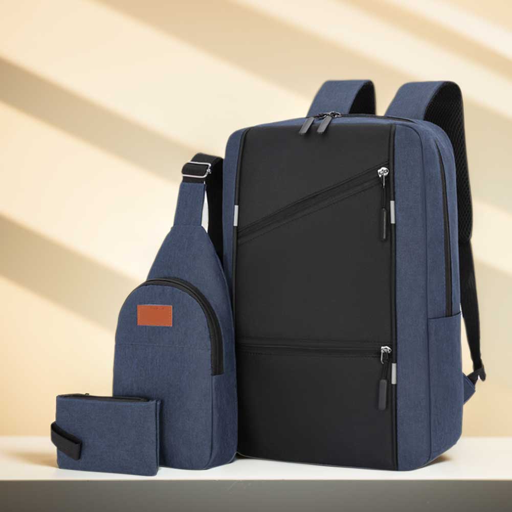 3Pcs Casual Bag Set Versatile  – Travel Backpack Anti Theft Bewertung und Preis