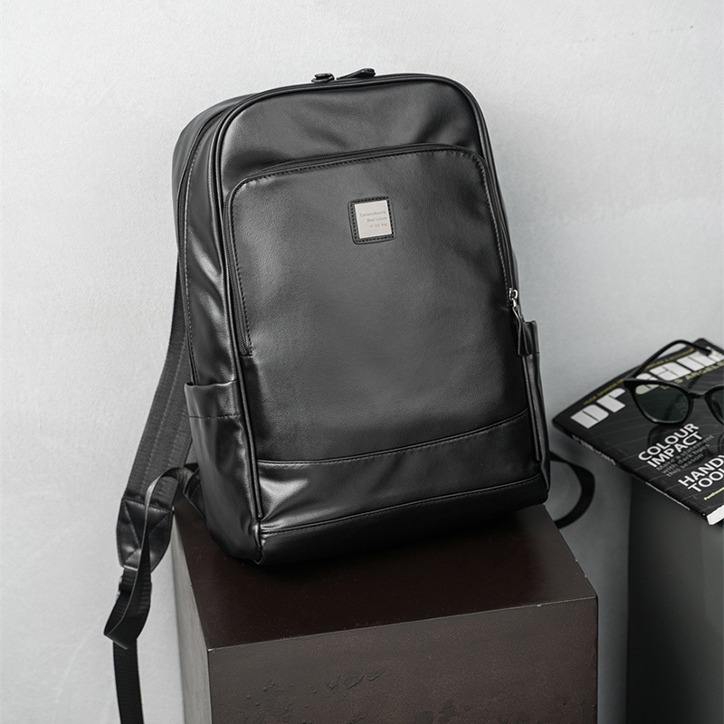 Man's PU Leather Backpack Exec – Leather Backpack Vintage Bewertung und Preis