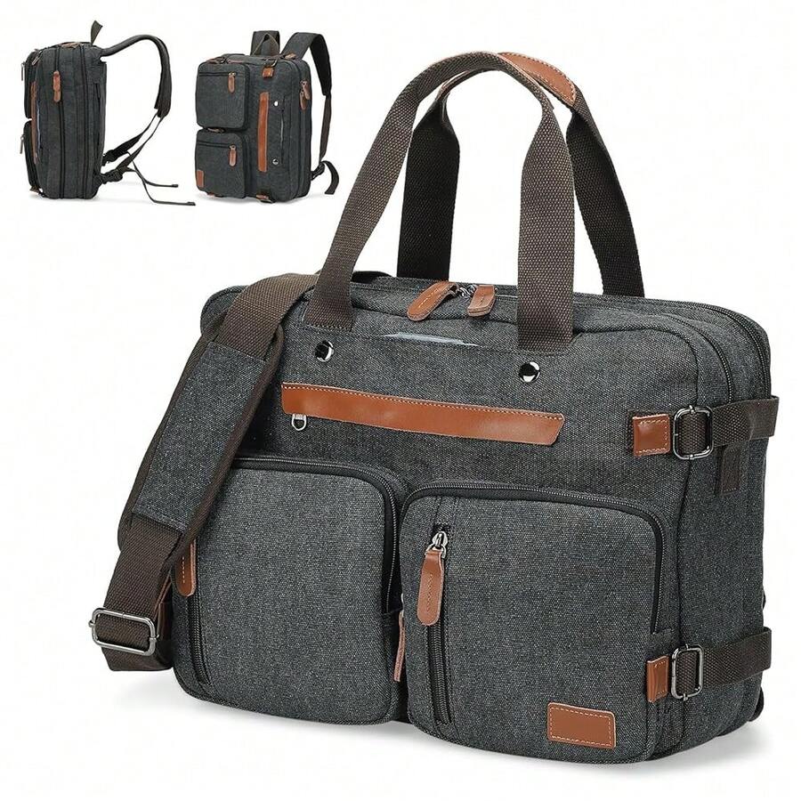 Canvas Laptop Backpack 3-In-1  – Canvas Backpack Casual Bewertung und Preis
