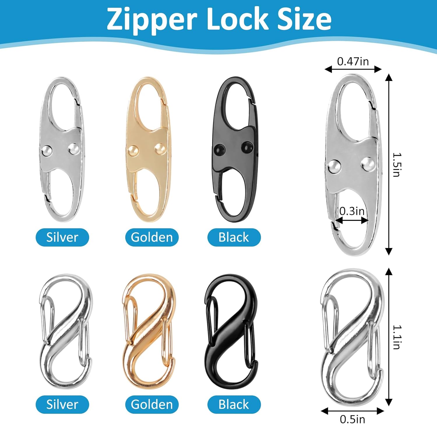 Lock Combo, Total 21PCS Clips  – Backpack Lock Combo Bewertung und Preis
