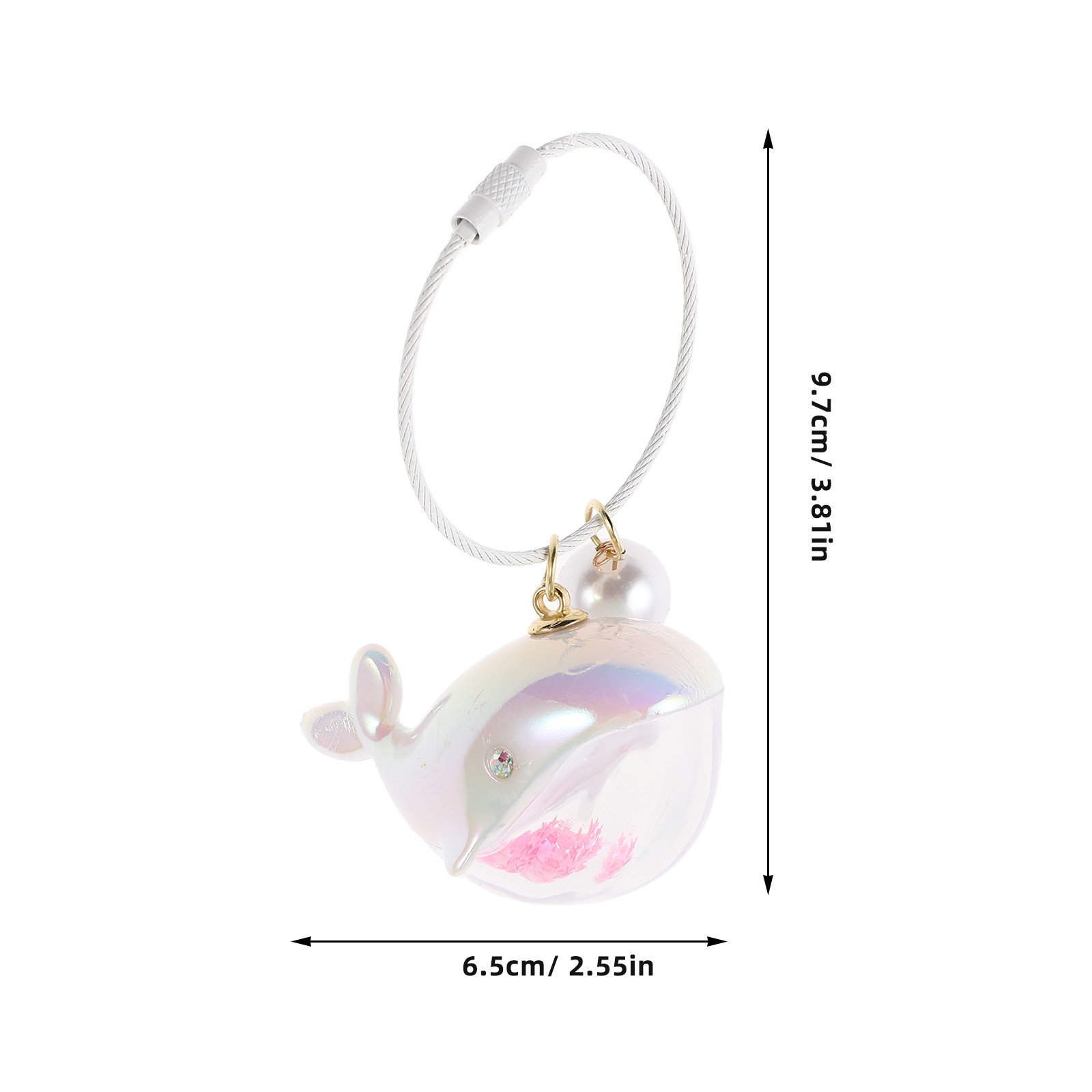 Adorable Whale Keychain Charm  – Mini Backpack Purse Bewertung und Preis