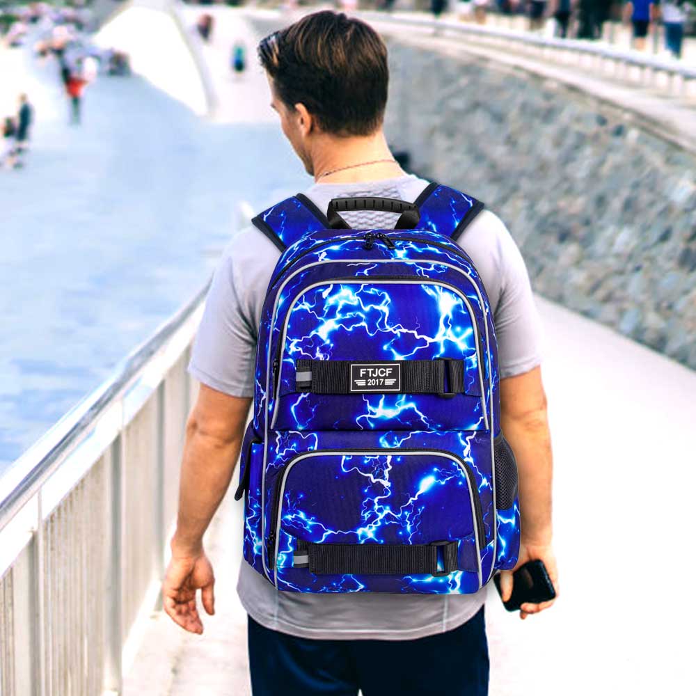 3PCS Lightning boys Backpack,  – School Backpack Teen Bewertung und Preis