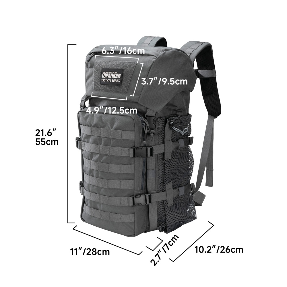 Tactical Backpack 40L 500D Nyl – Rucksack Military Style Bewertung und Preis