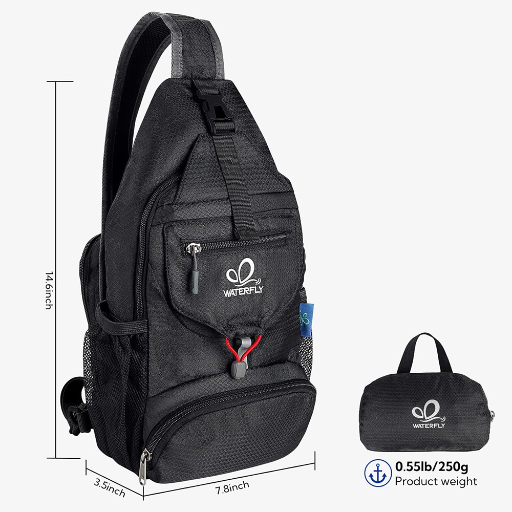 WATERFLY Chest Bag Shoulder Sm – Sling Backpack Shoulder Bewertung und Preis