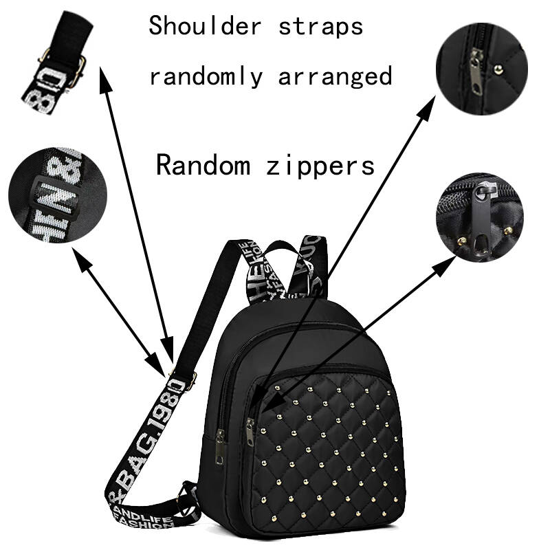 Chic Stylish Studded Backpack  – Canvas Backpack Casual Bewertung und Preis